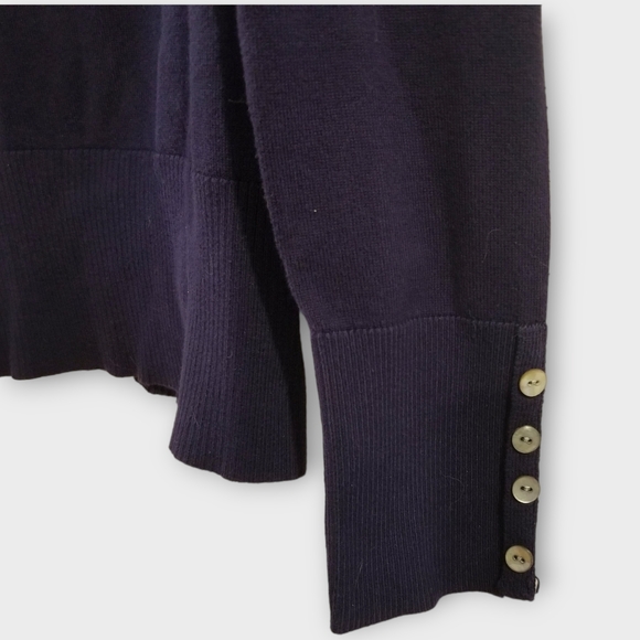 Denver's Hayes Turtleneck Sweater, Navy Blue, Medium - Picture 4 of 6